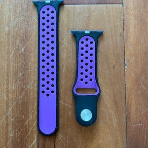 Purple & black Apple Watchband